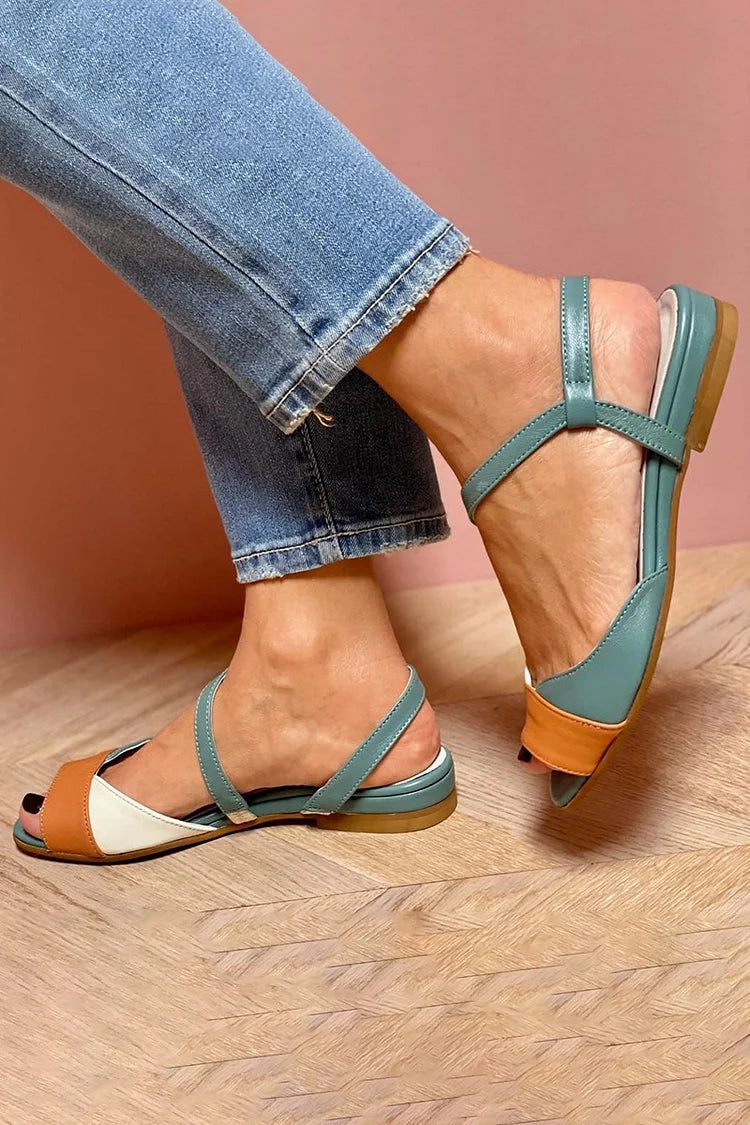 Casey | Sandalias de bloques de color