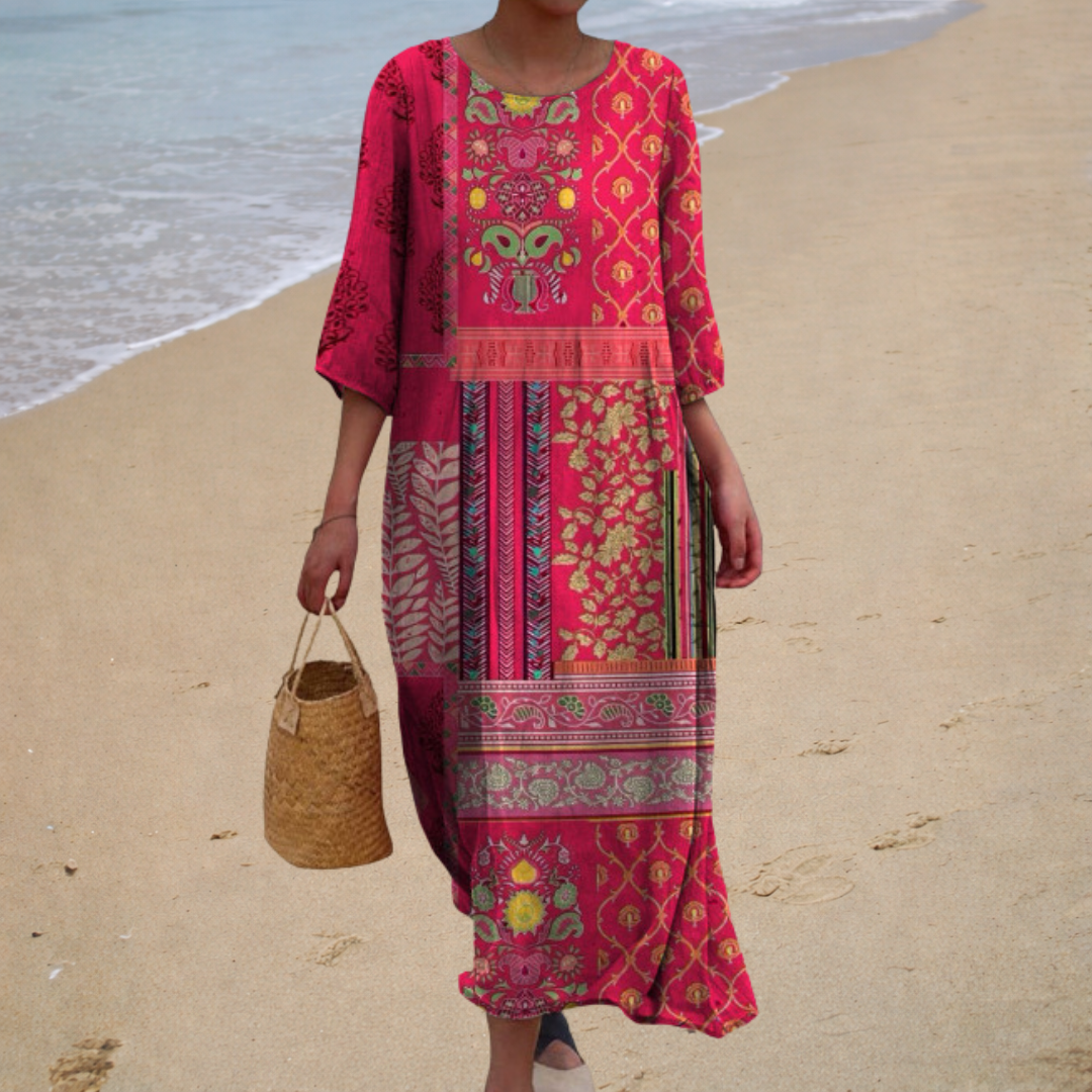 Inès | Vestido largo bohemio