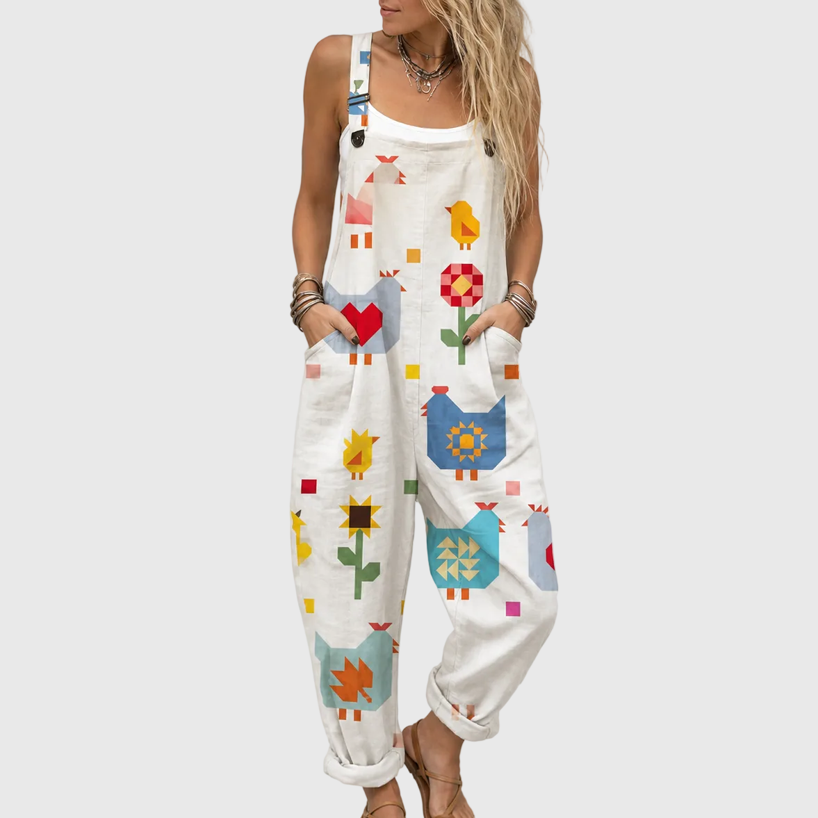 Peto estampado cómodo