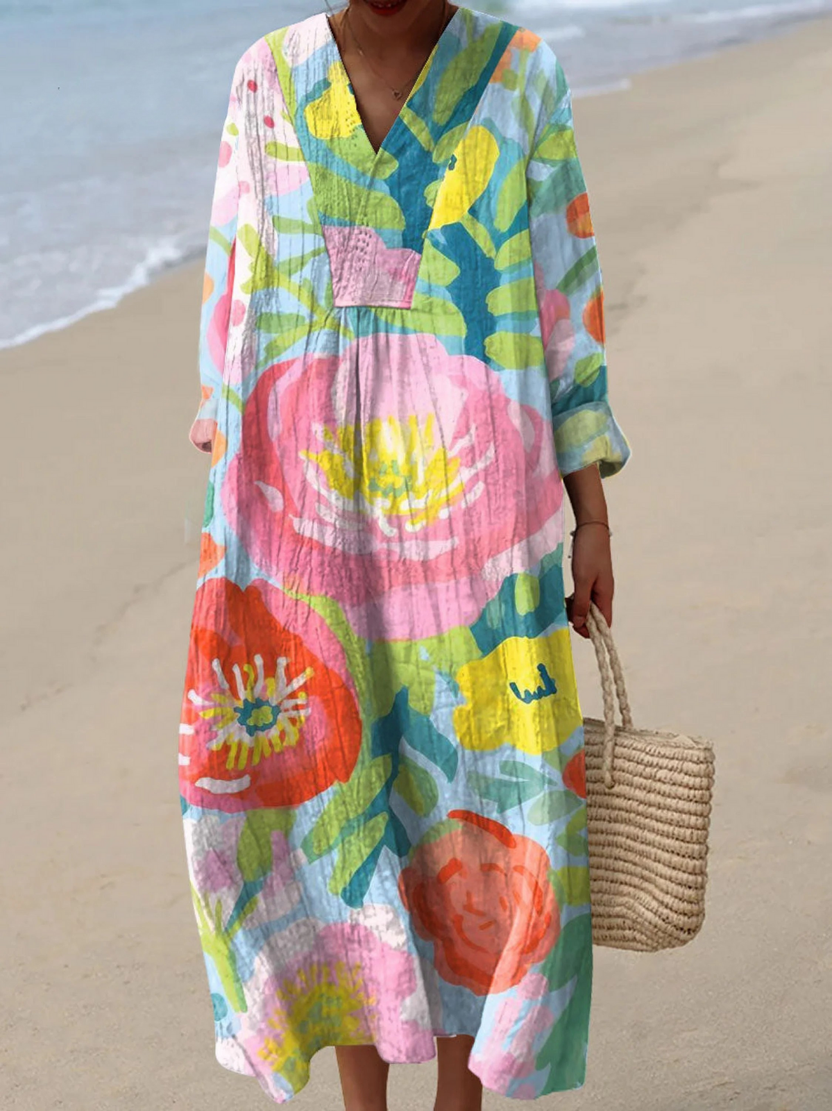 Talina | Vestido ligero de verano con mangas largas
