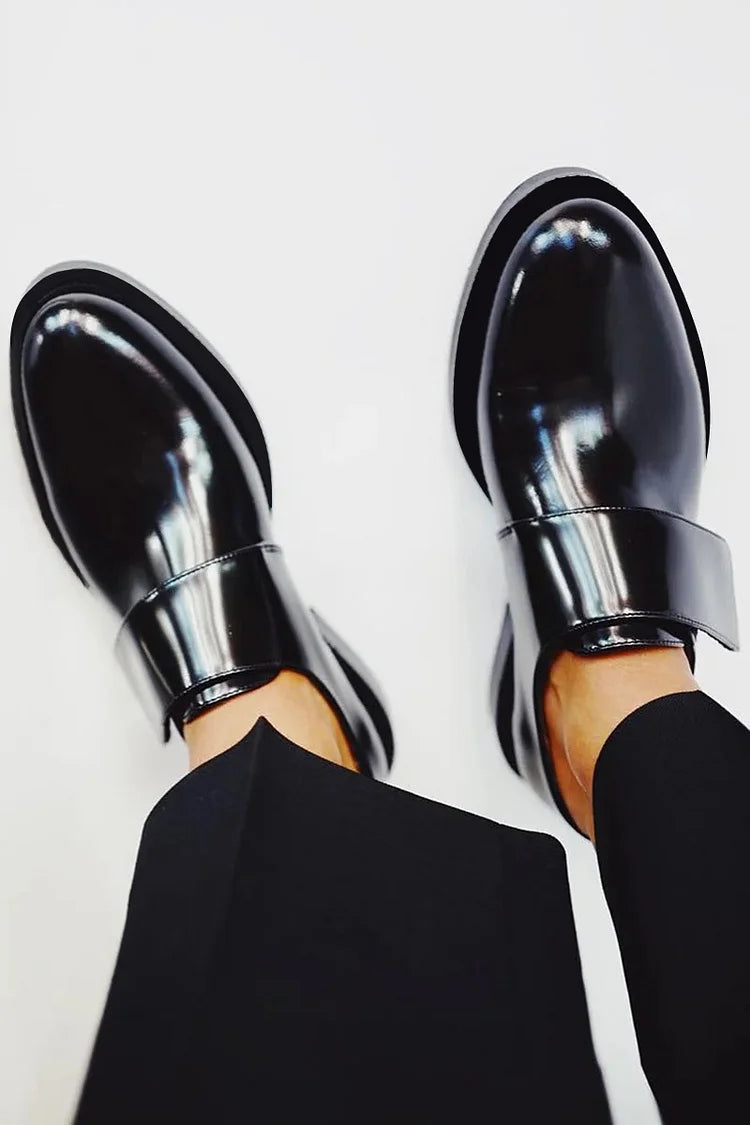 Celeste | Mocasines elegantes con tira en el talón