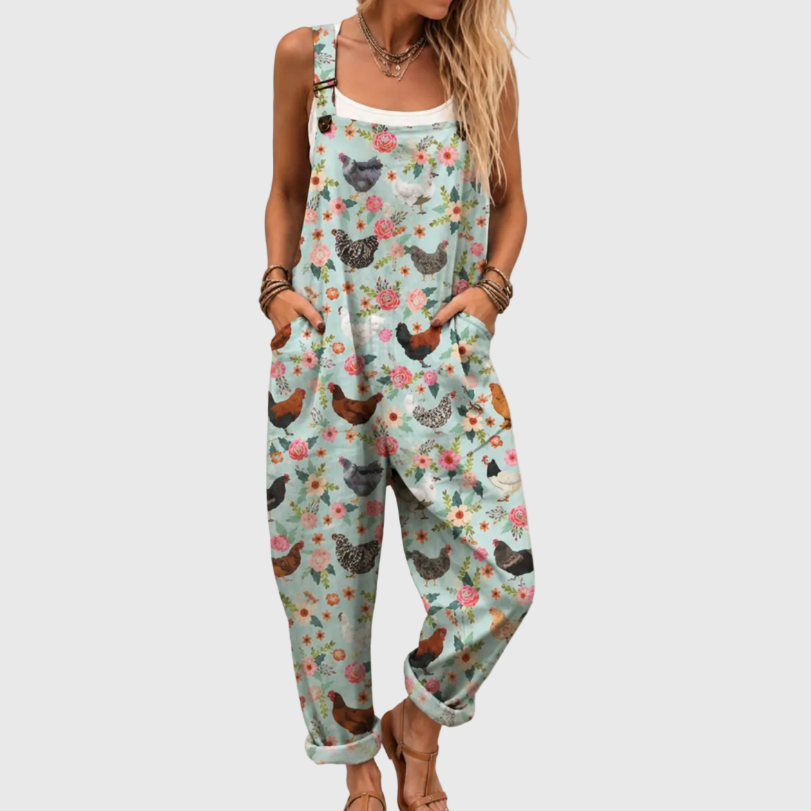 Peto estampado cómodo