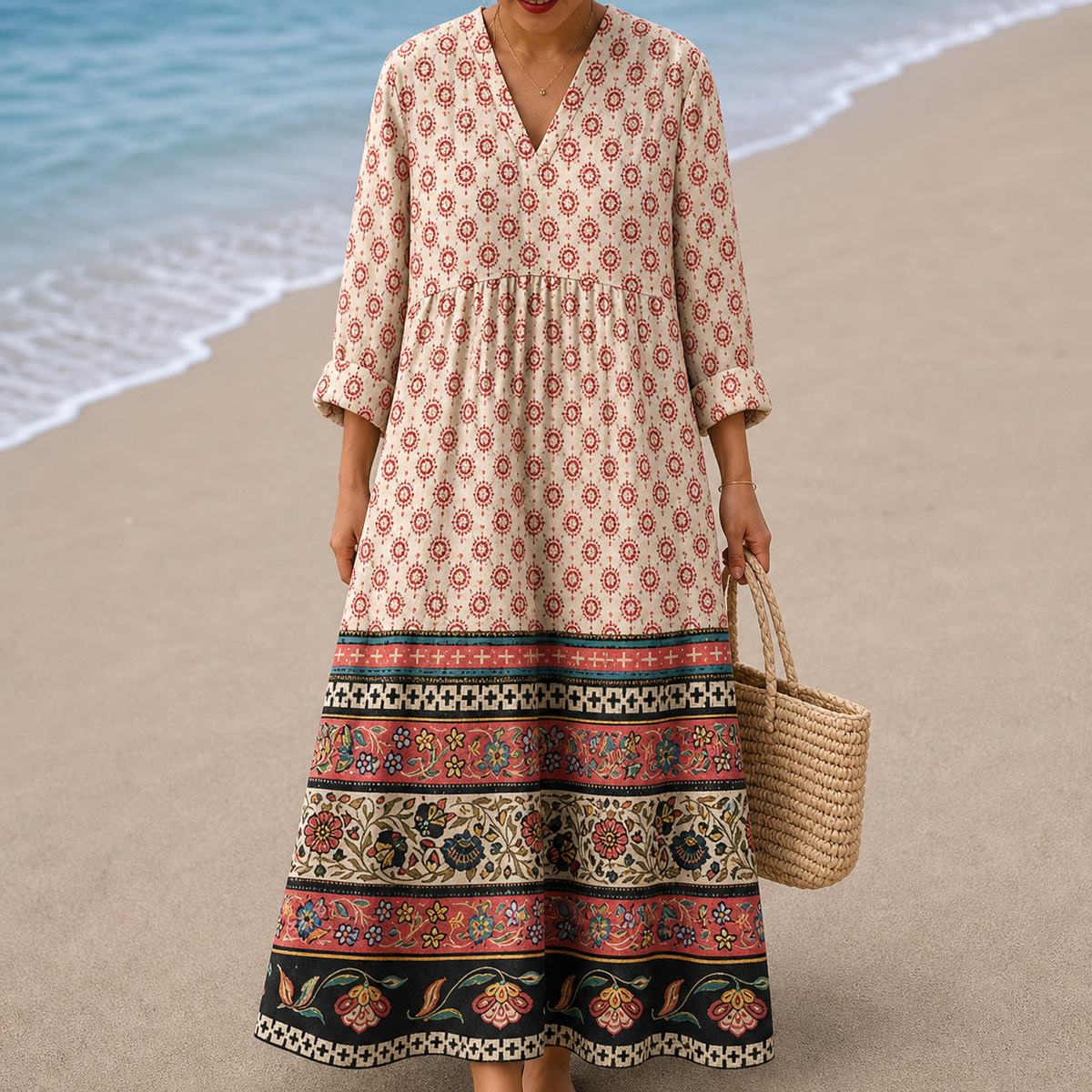 Vestido cómodo de verano