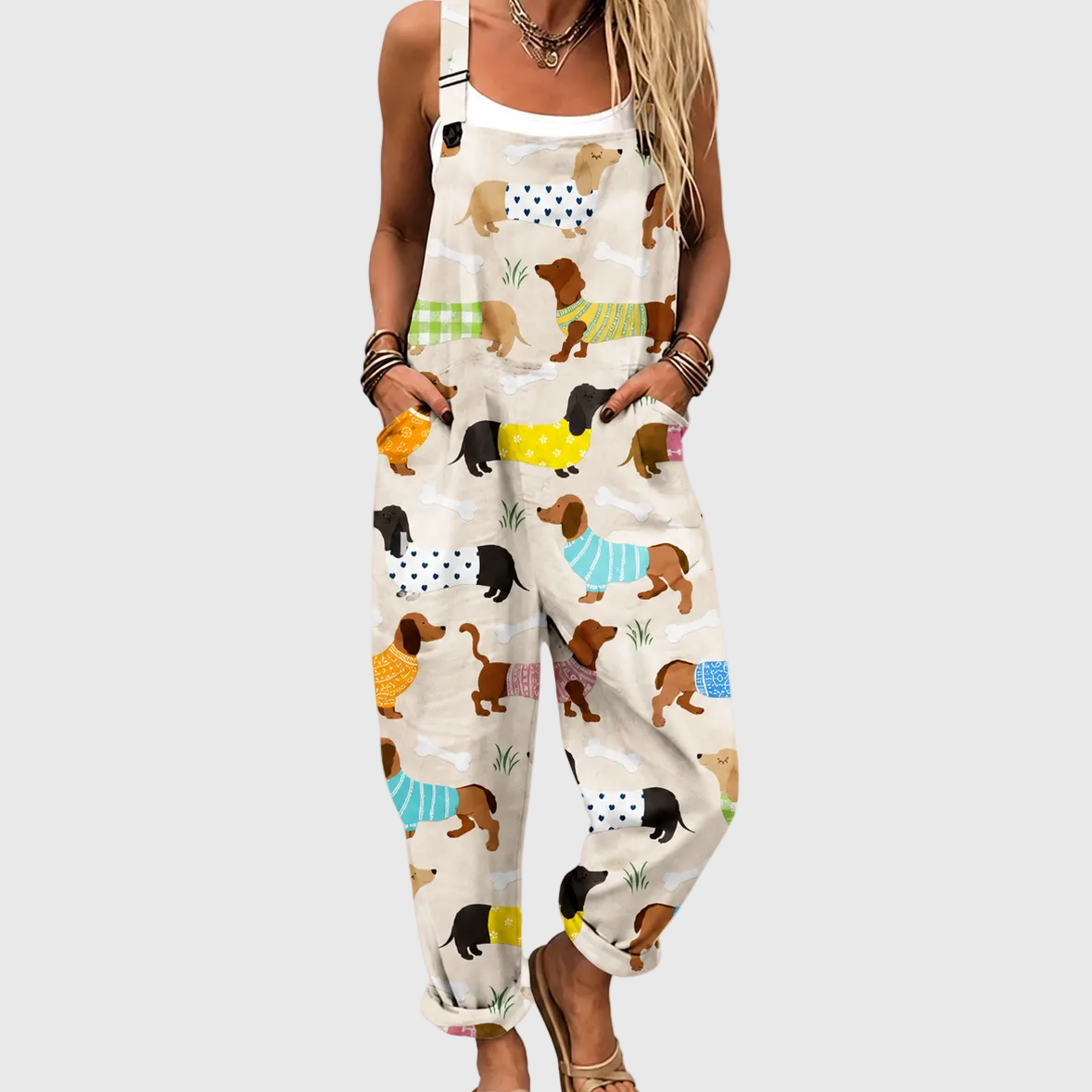 Peto estampado cómodo