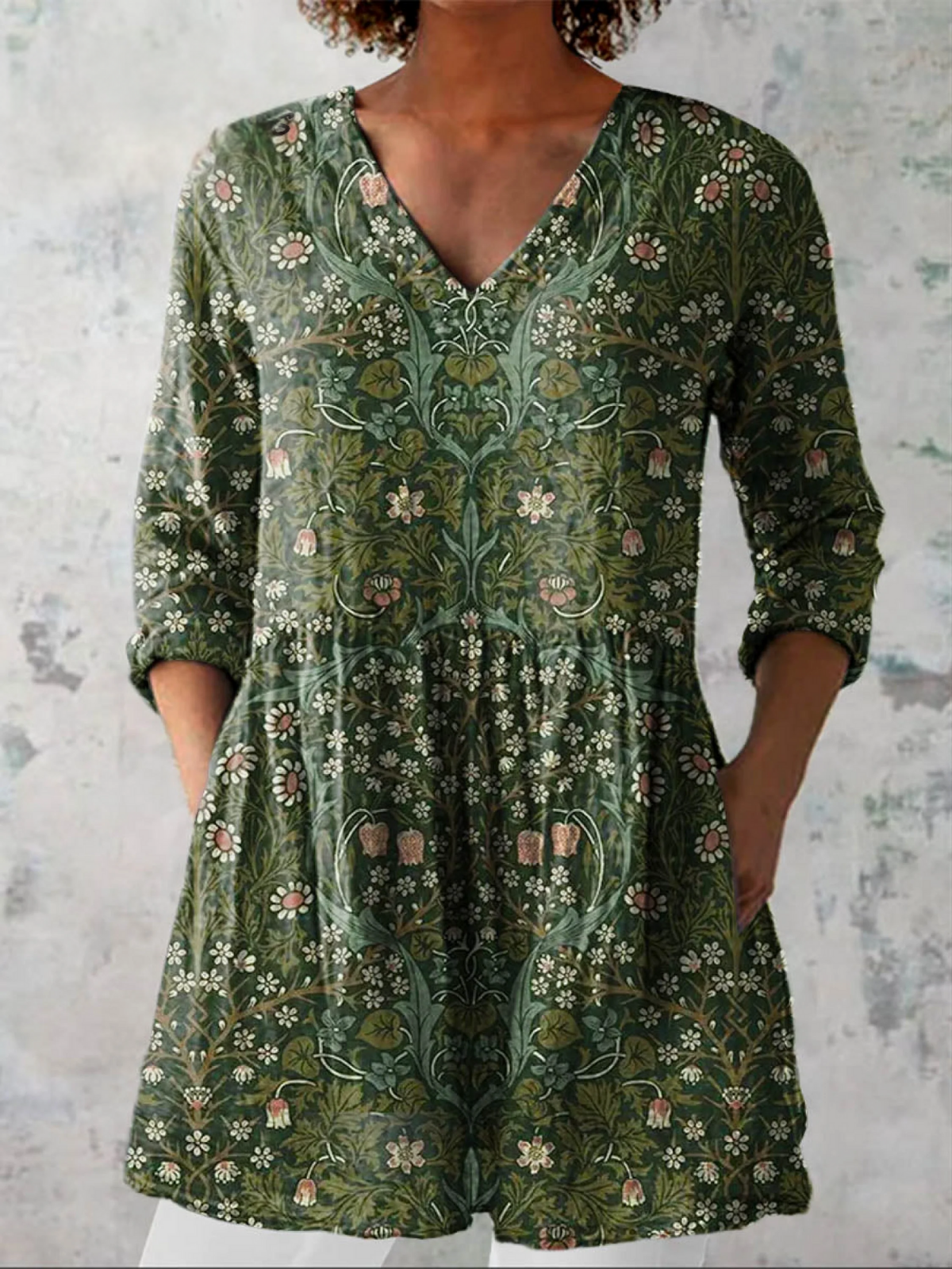 Addison | Blusa larga con escote en V