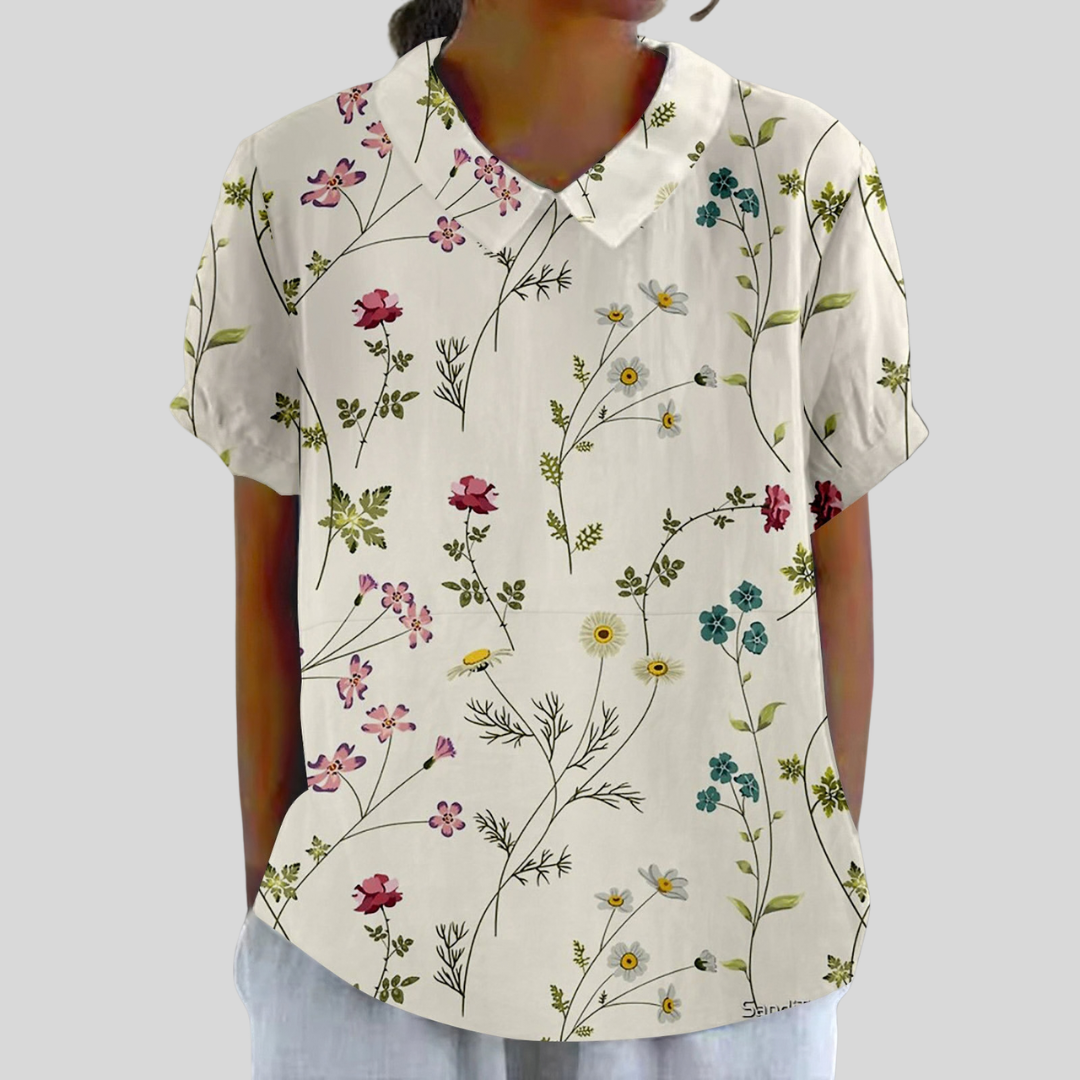 Beatrice | Blusa botánica fina