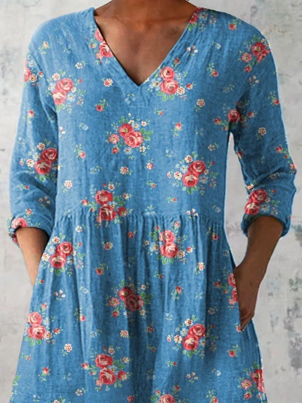 Mabel | Blusa larga con escote en V