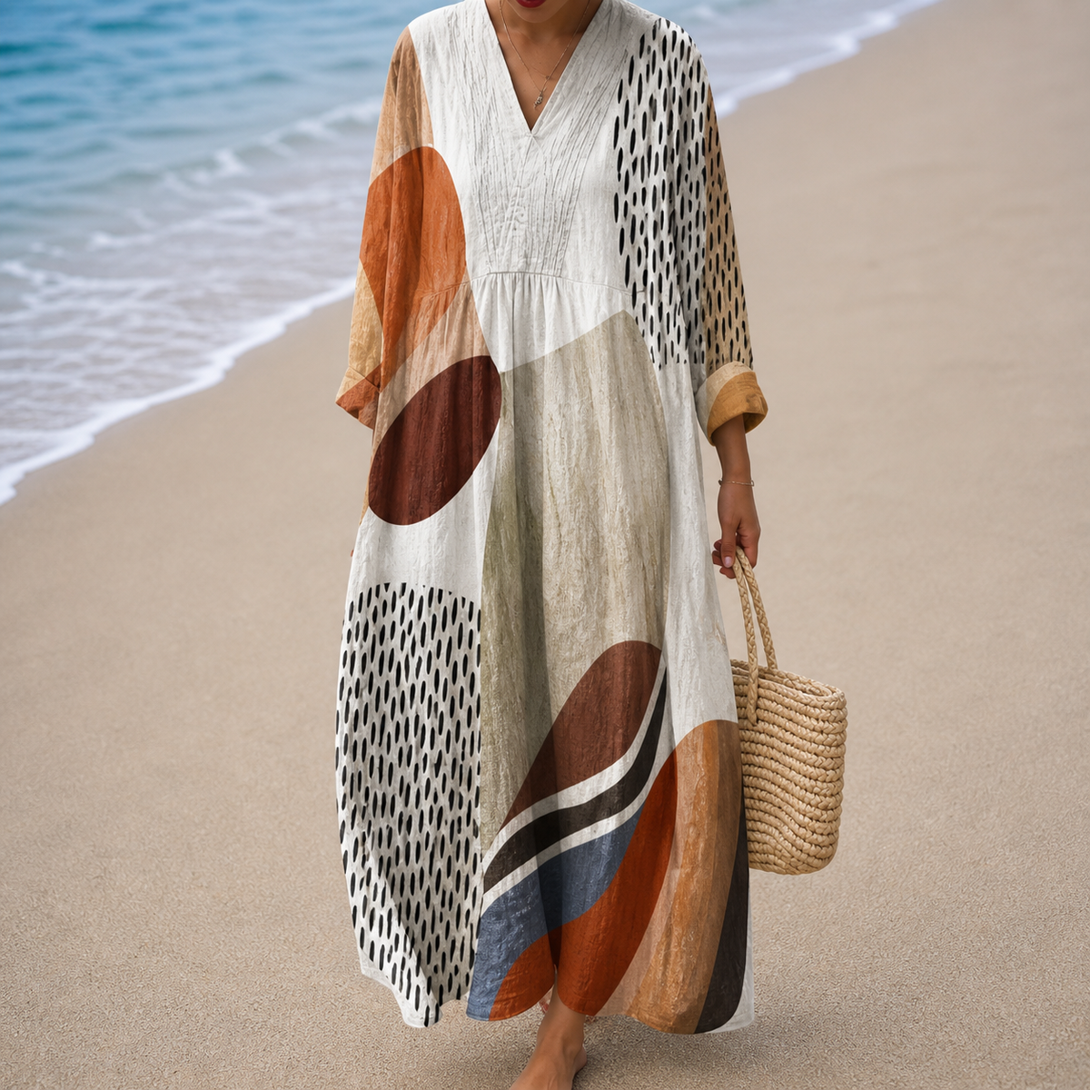 Vestido cómodo de verano