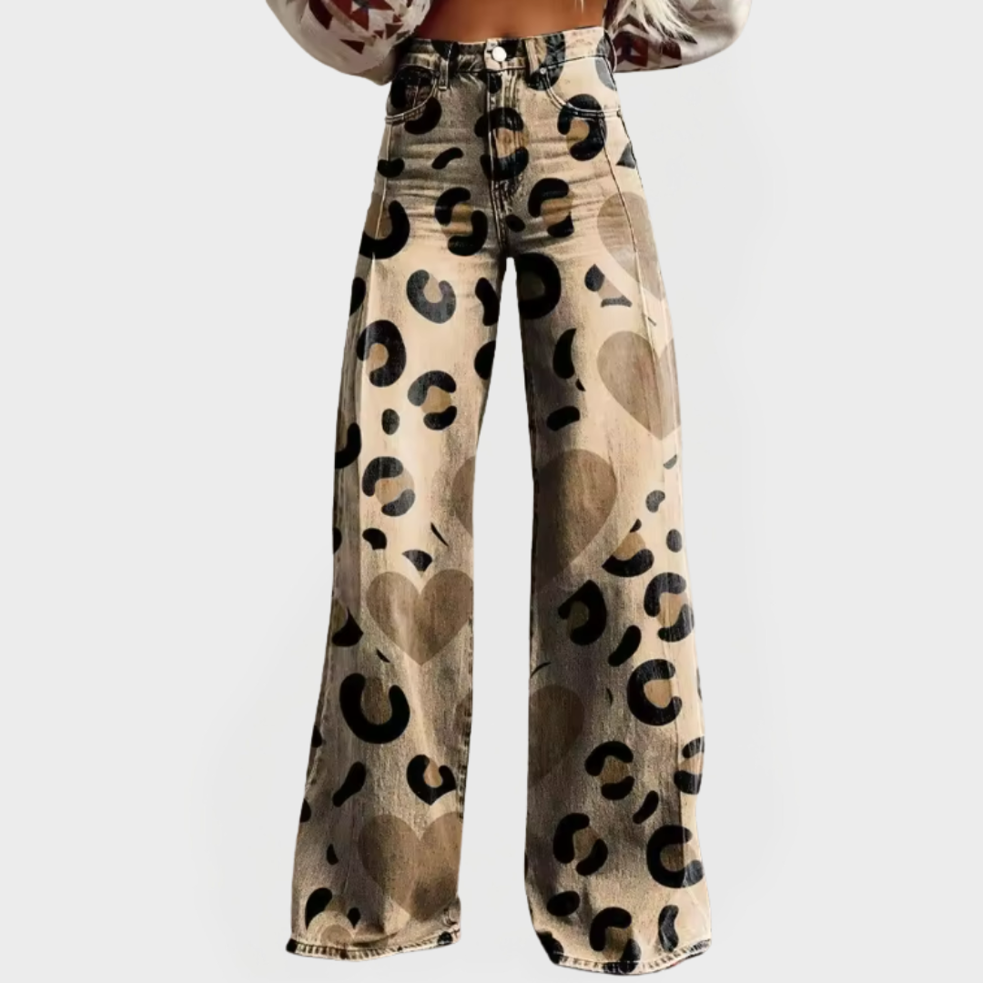 Pantalones acampanados psicodélicos en vivo