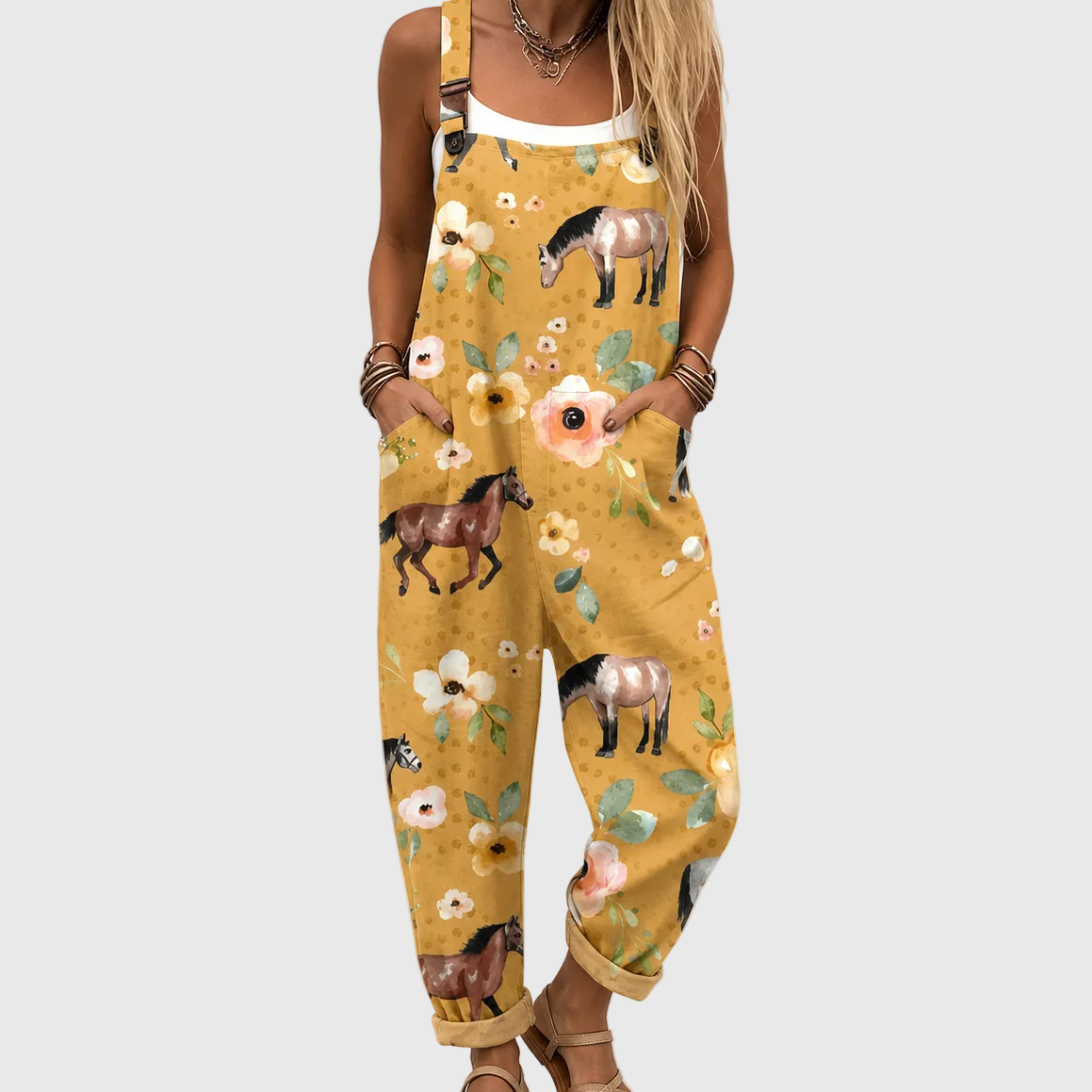 Peto estampado cómodo