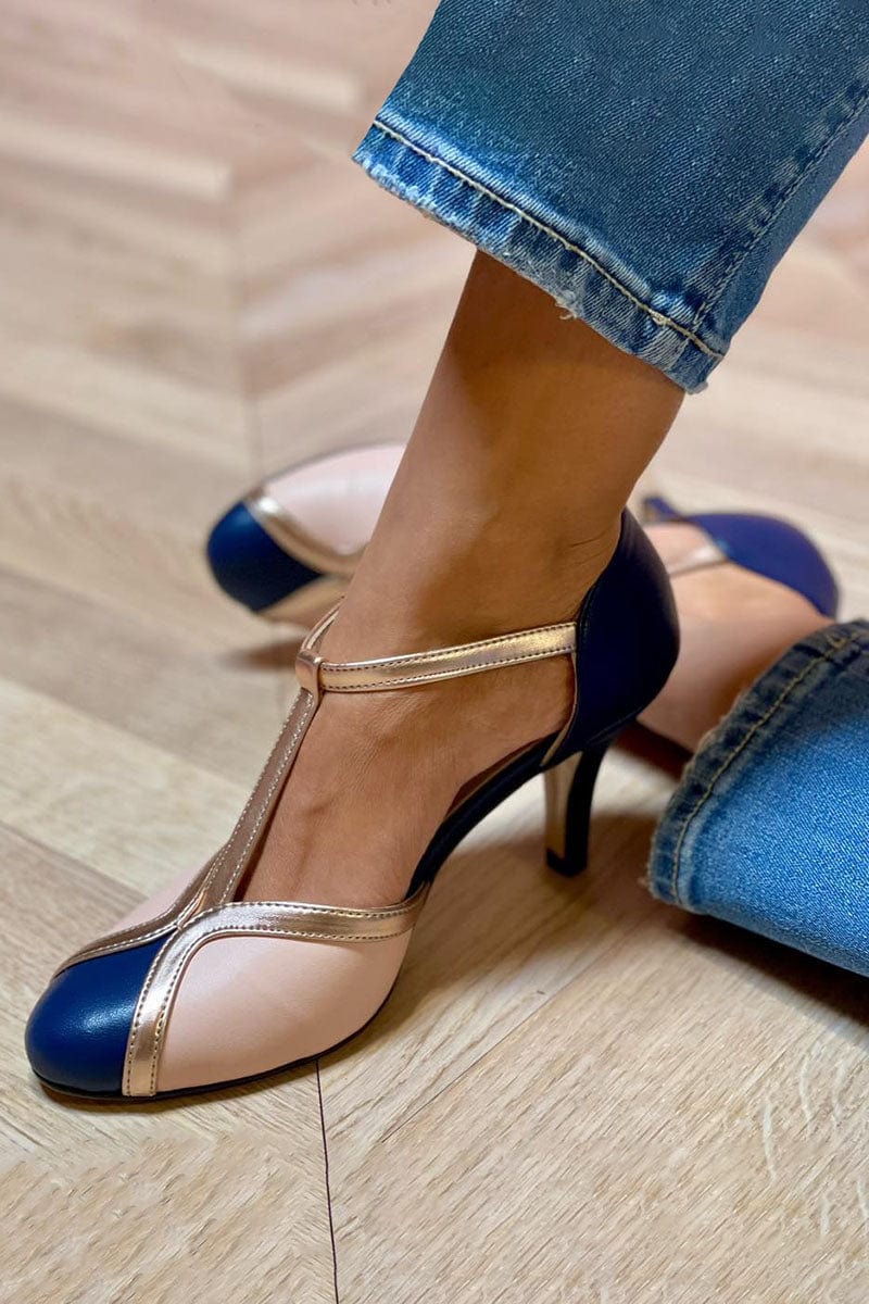 Verena | Zapatos de tacón con tira en T