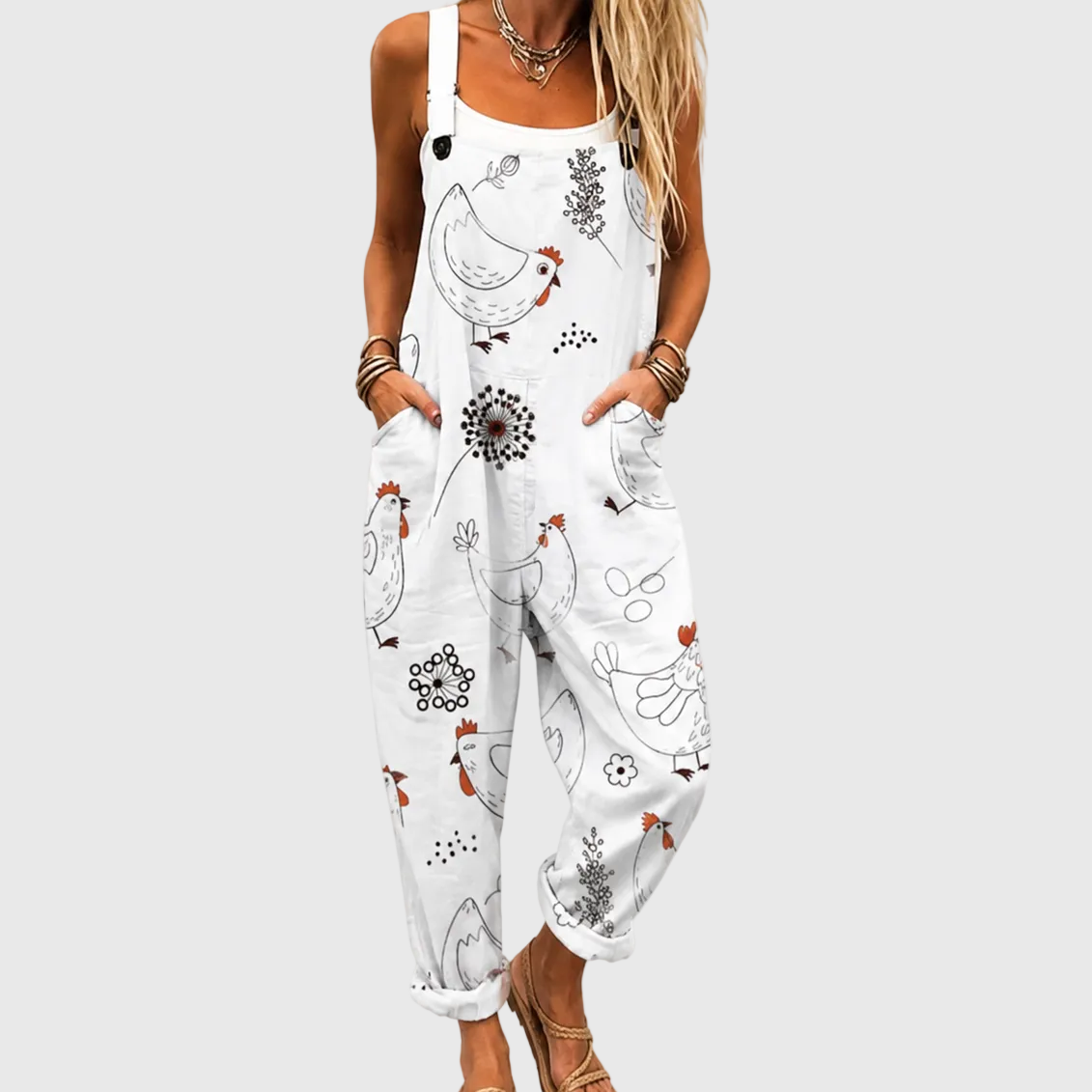 Peto estampado cómodo