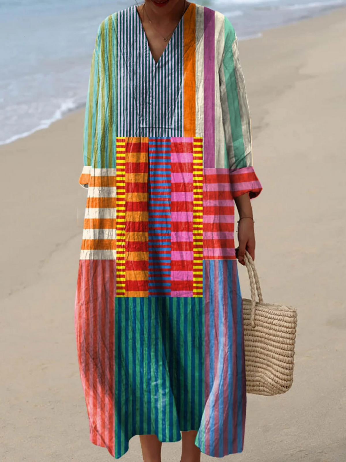 Livia | Vestido ligero de verano con mangas largas