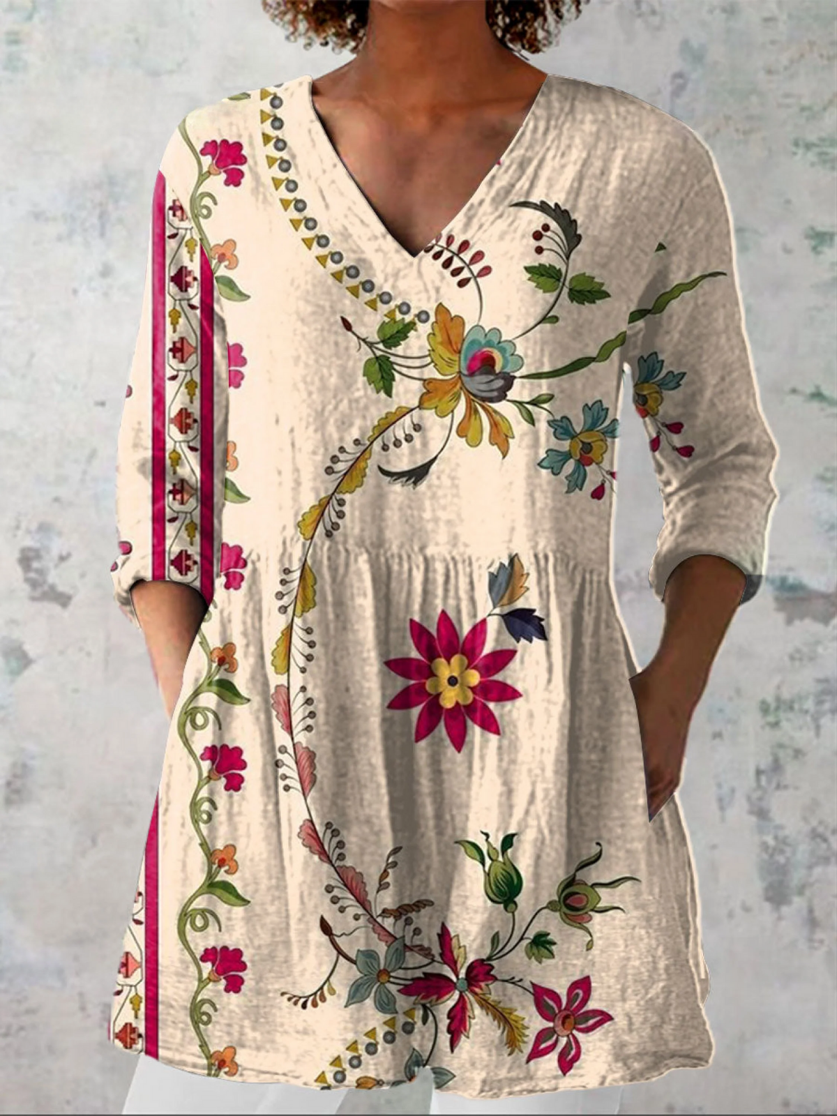 Naya | Blusa larga con escote en V