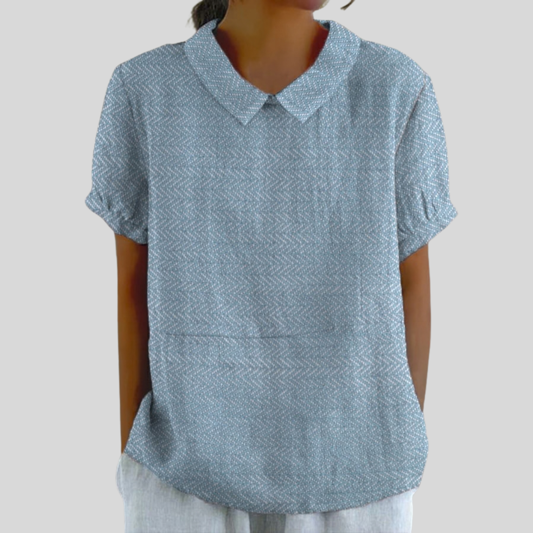 Mathilde | Blusa con estampado texturizado