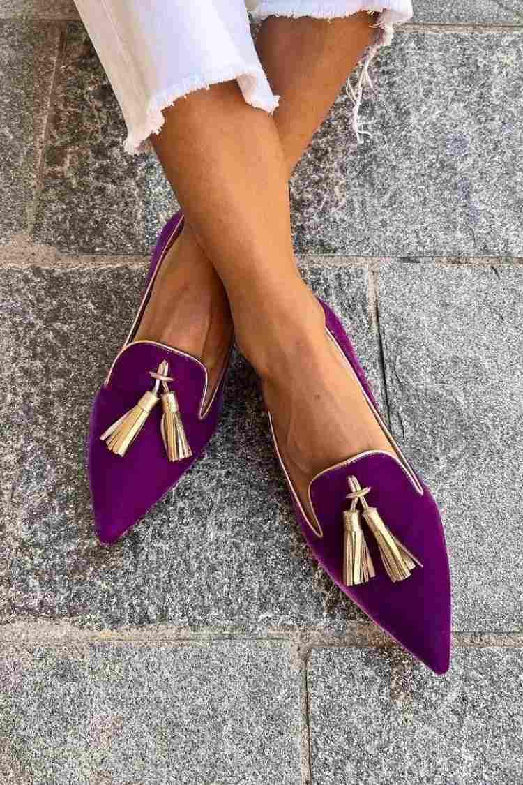 Amelie | Mocasines elegantes con flecos