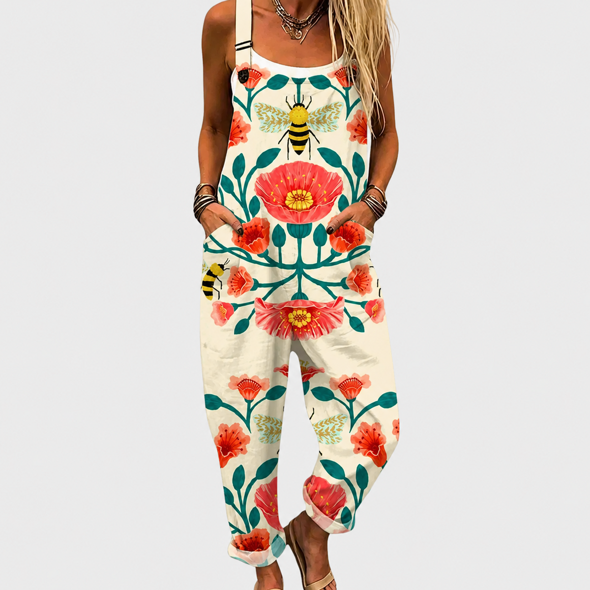 Peto estampado cómodo
