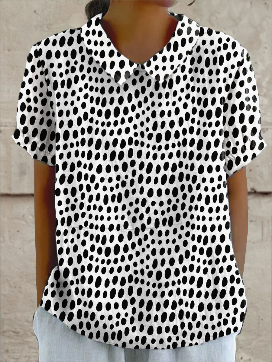 Lily | Blusa clásica de lunares