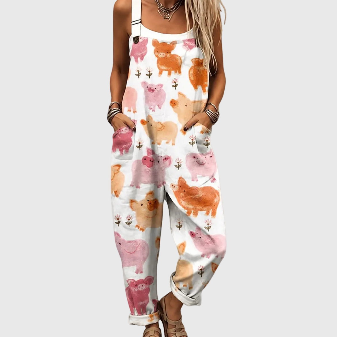 Peto estampado cómodo