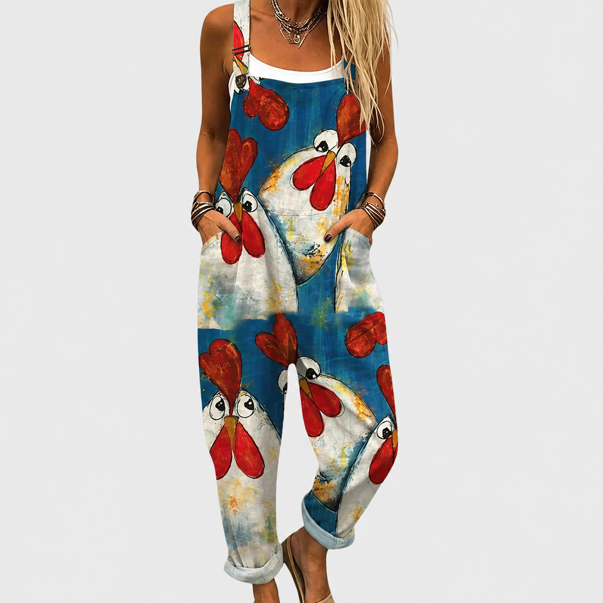 Peto estampado cómodo