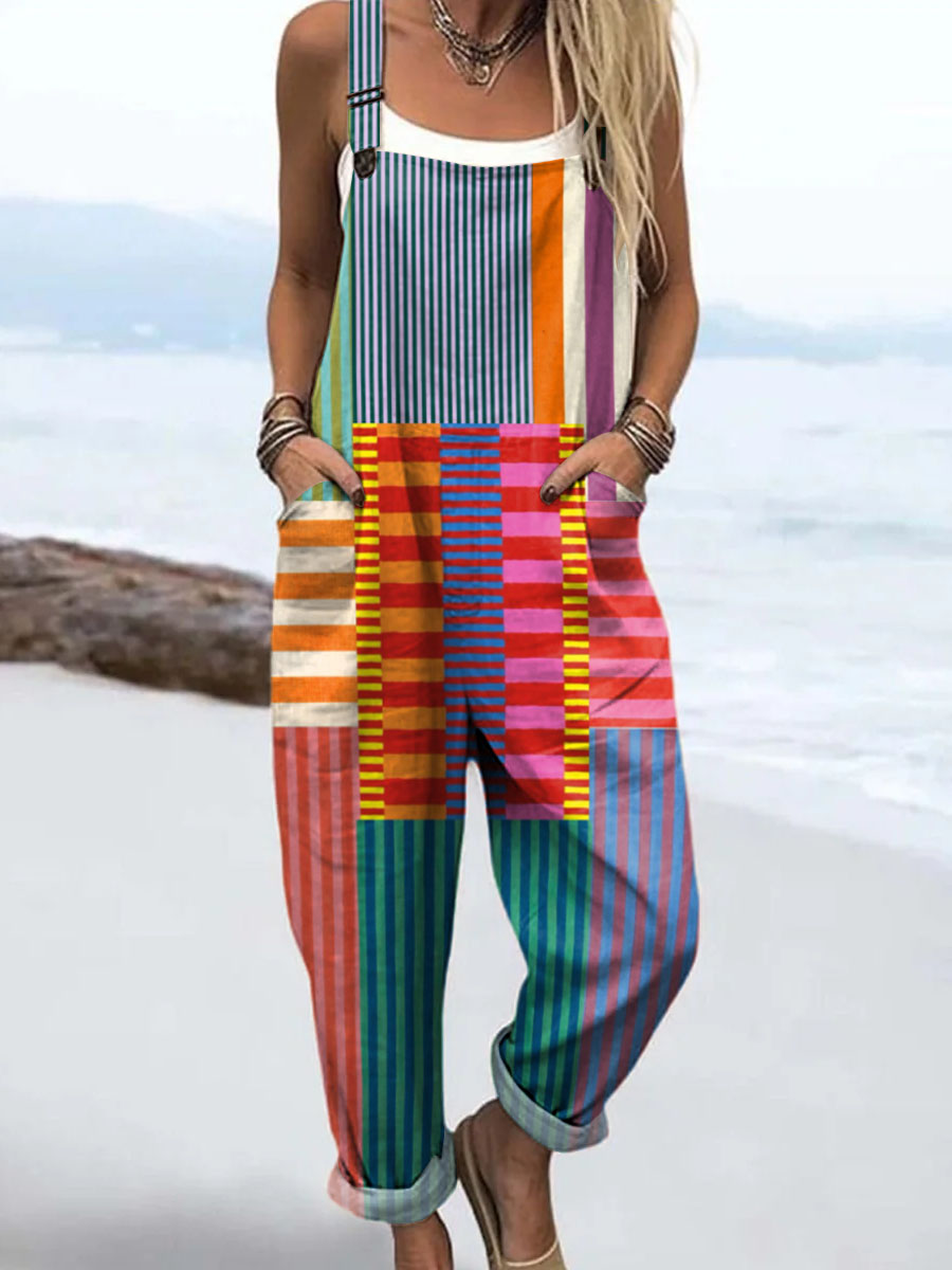 Sigrid | Mono de rayas multicolor