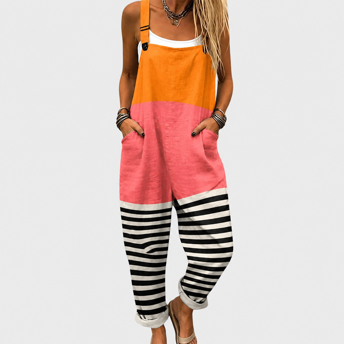 Peto estampado cómodo