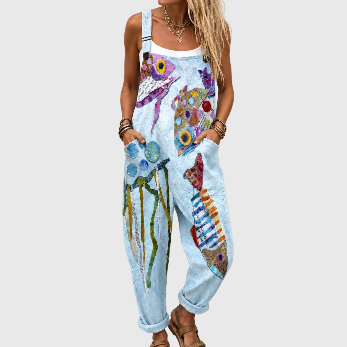 Peto estampado cómodo