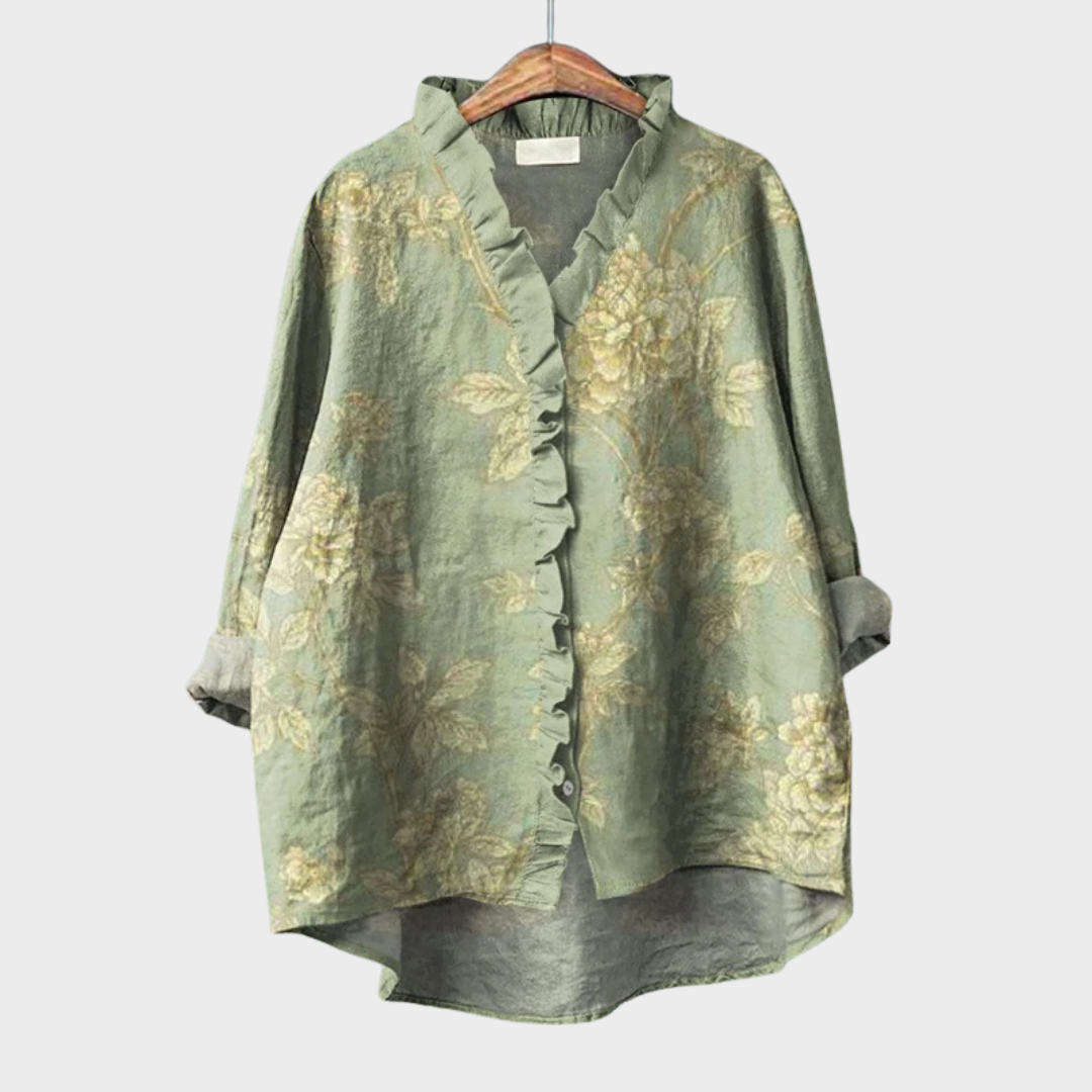 Léontine | Blusa refinada con volantes