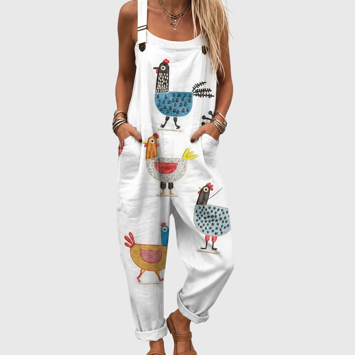 Peto estampado cómodo