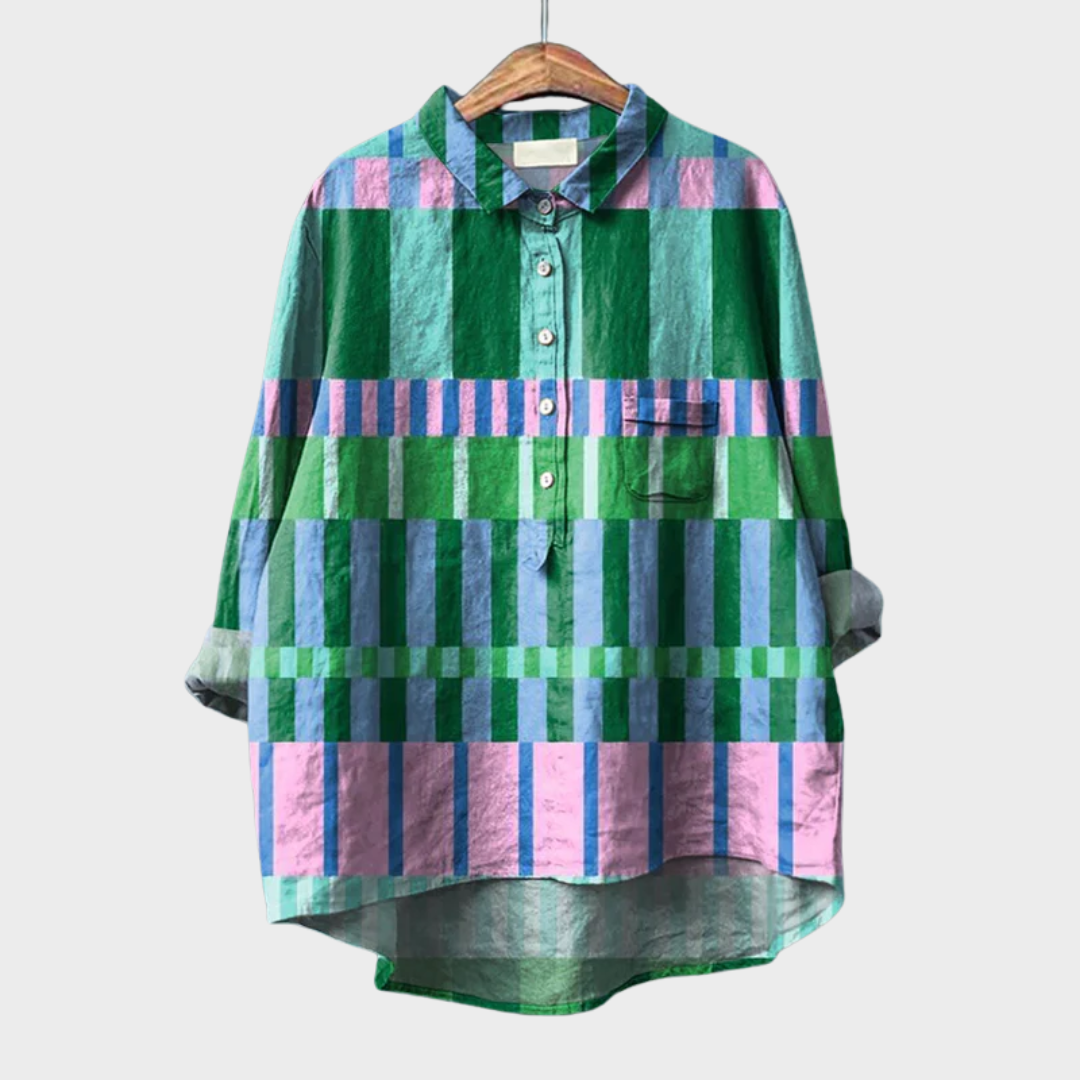 Azélie | Blusa estampada colorida