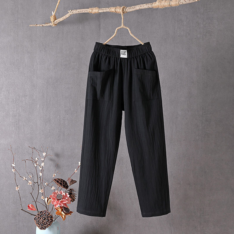Alyra - Pantalón Relajado con Bolsillos