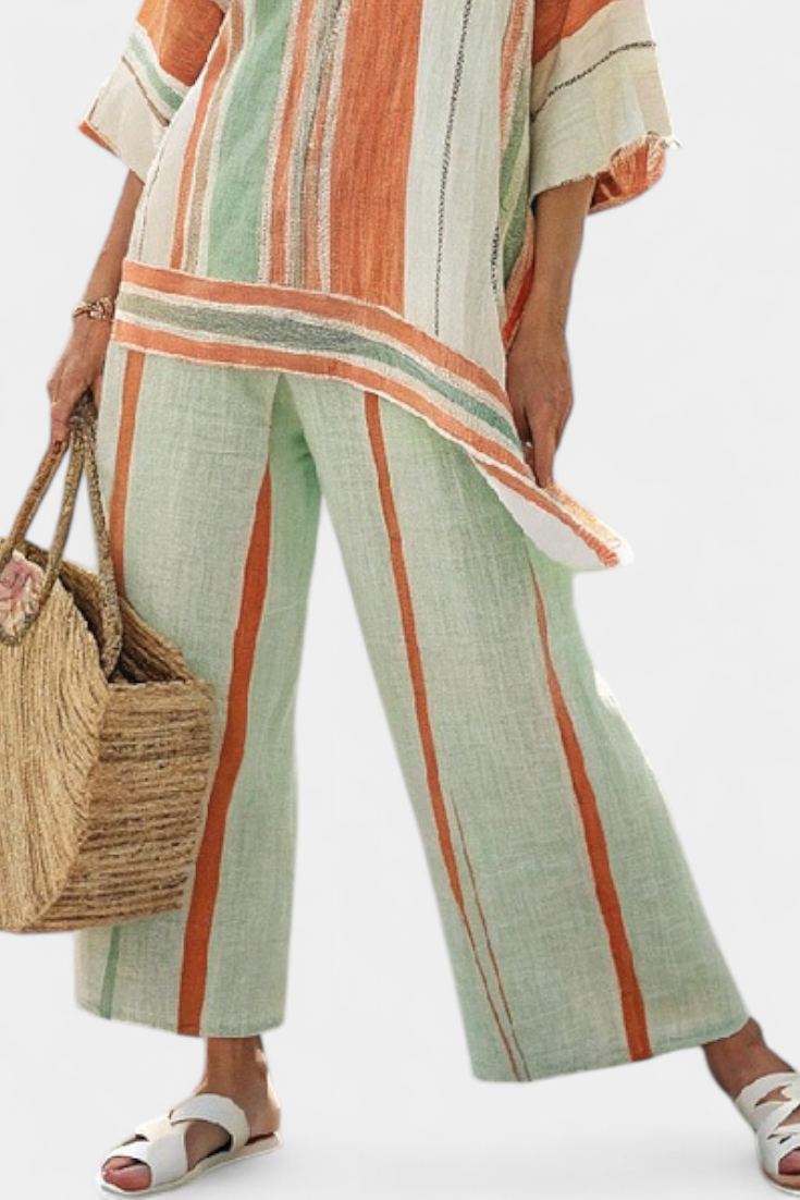 Bellmere | Elegante conjunto asimétrico de lino