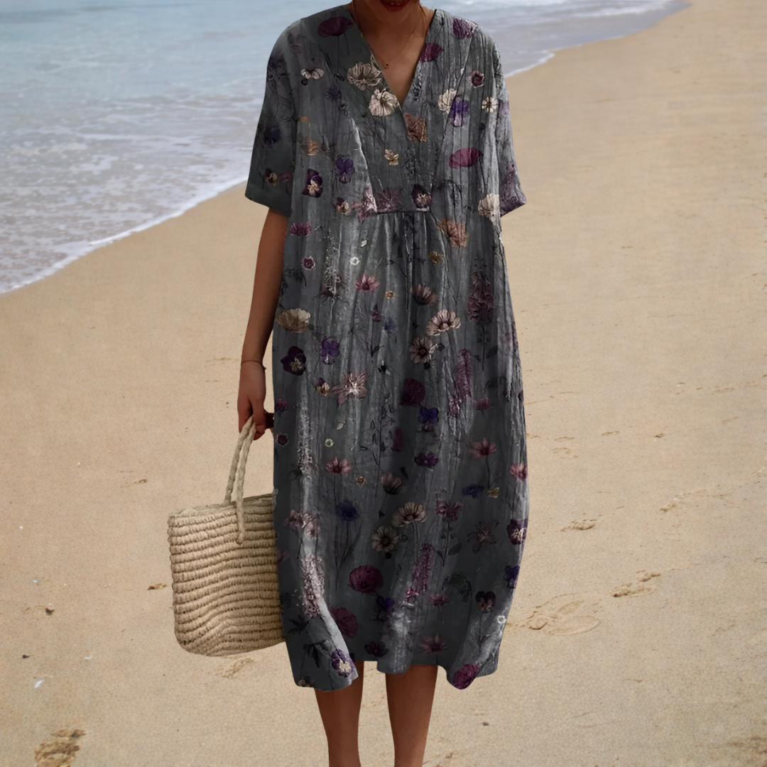 Violeta | Vestido floral bohemio