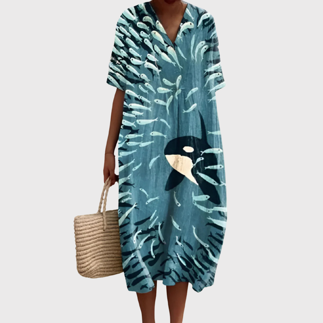 Samira | Vestido de verano ligero de manga corta