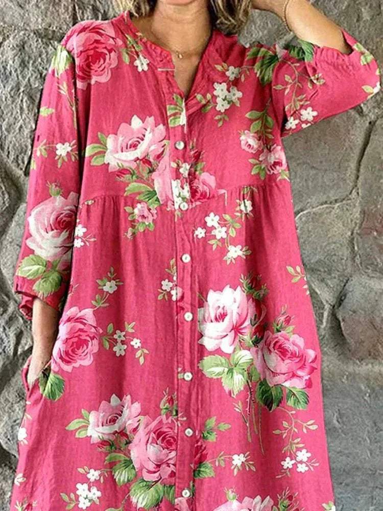 Maddie | Vestido de arte floral