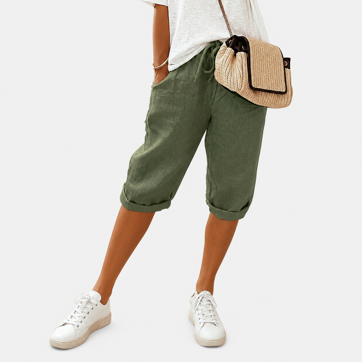 Pantalones cortos cómodos y elegantes