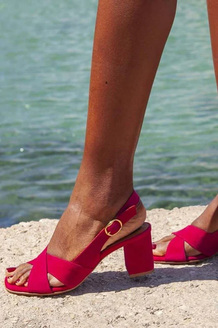 Sandalias Celestial Verano con tacón de bloque