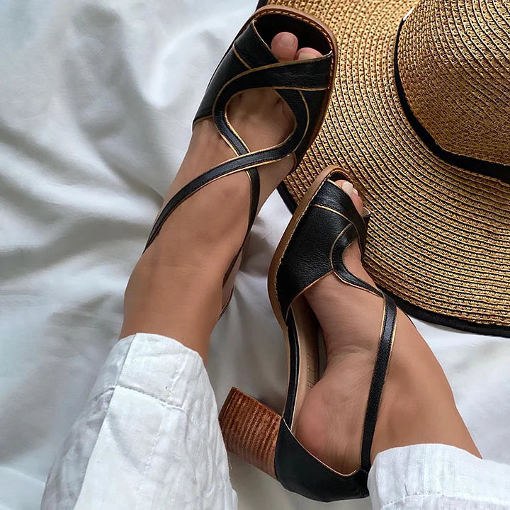 Harper | Elegantes sandalias con tiras cruzadas