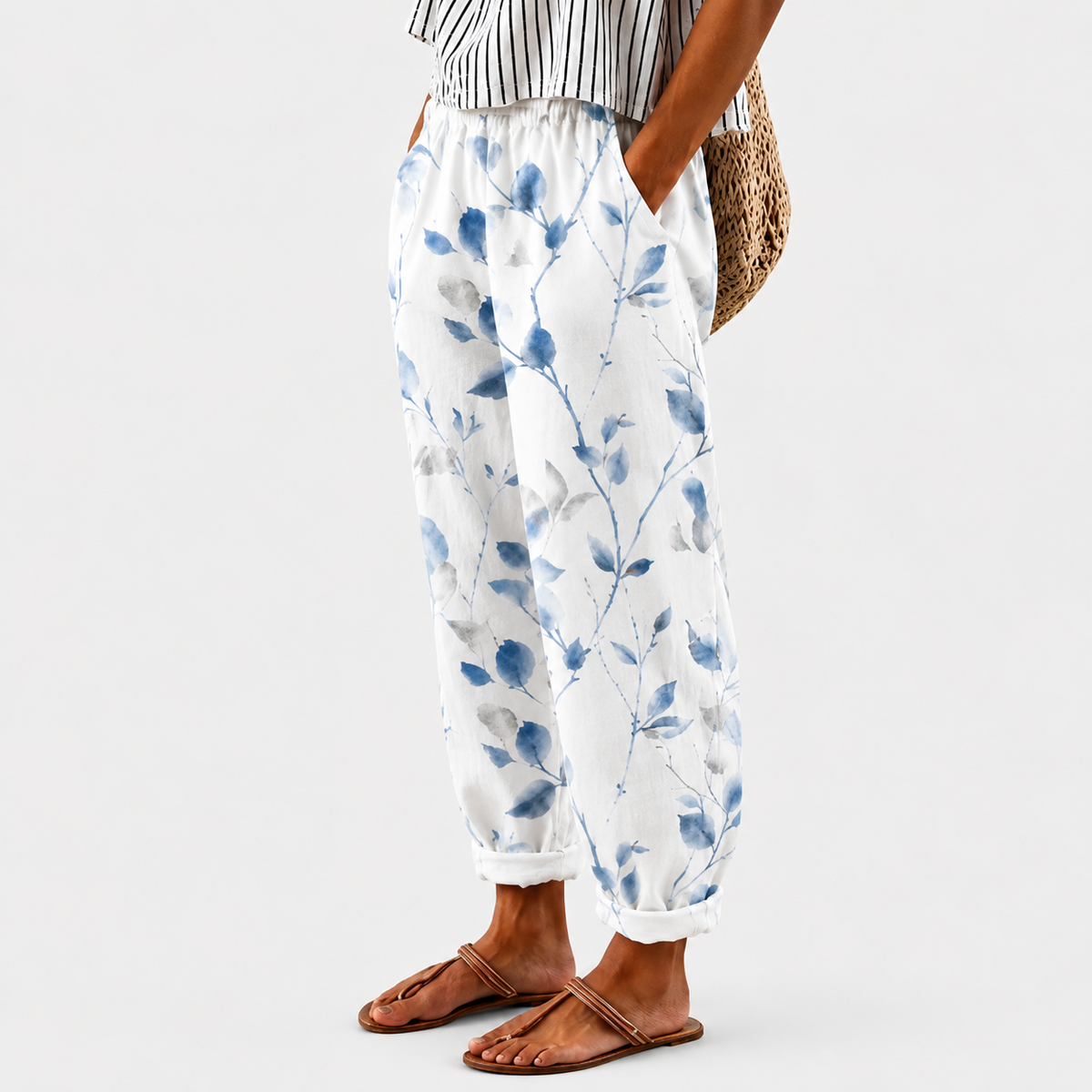 Pantalones confort azul Willow