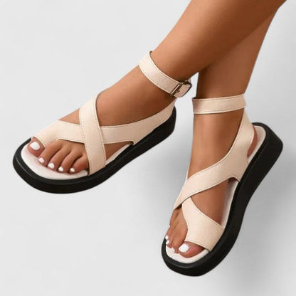 Sandalias elegantes de lana