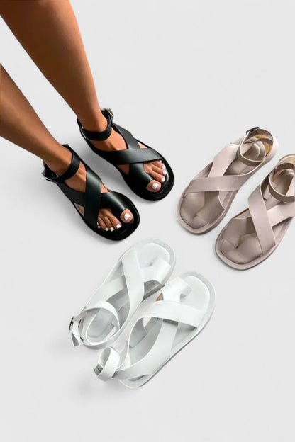 Sandalias elegantes de lana