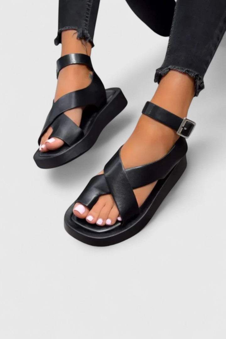 Sandalias elegantes de lana
