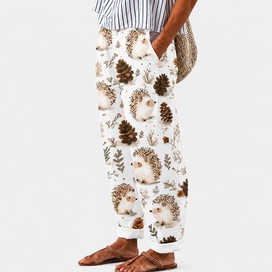 Pantalones Encantador Confort Madera