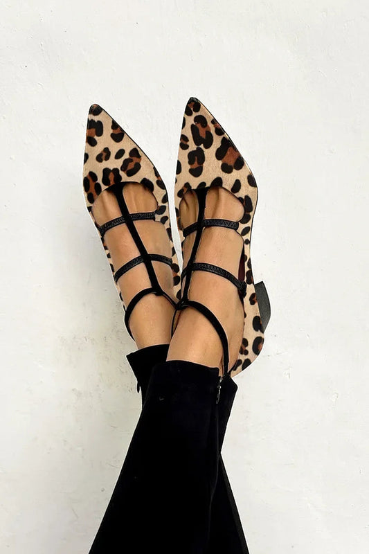 Bridget | Bailarinas con estampado de leopardo