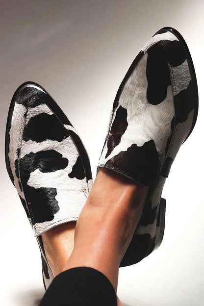 Becca | Bailarinas con estampado de vaca