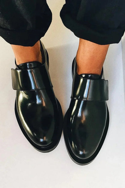 Celeste | Mocasines elegantes con tira en el talón
