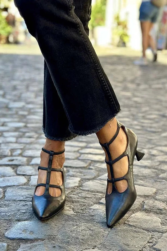 Harmony | Elegantes zapatos de tacón con tira al tobillo