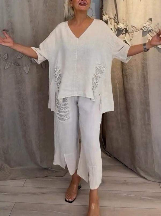 BIANCA | Elegante conjunto de dos piezas para los días soleados de verano