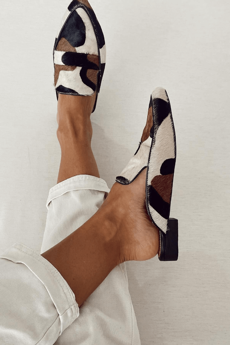 Britney | Mocasines con estampado abstracto