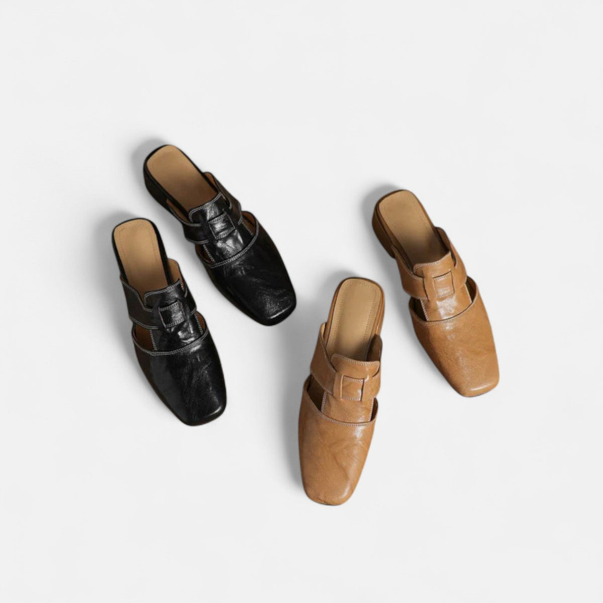 Elegantes sandalias de cuero Andie